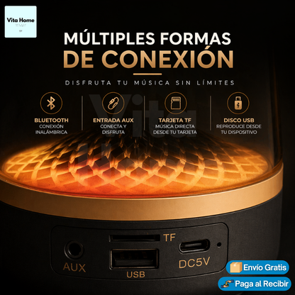 SonarBox™ | Parlante altavoz Bluetooth inalámbrico