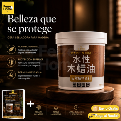 CeraVarnis Madera™ | Sellador de cera para maderas