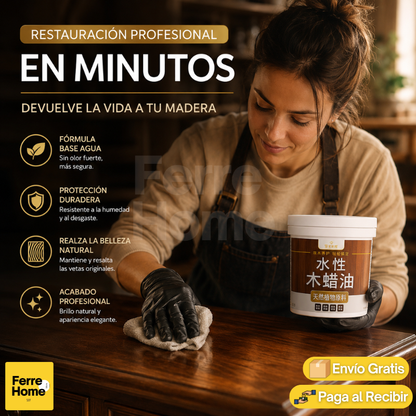 CeraVarnis Madera™ | Sellador de cera para maderas