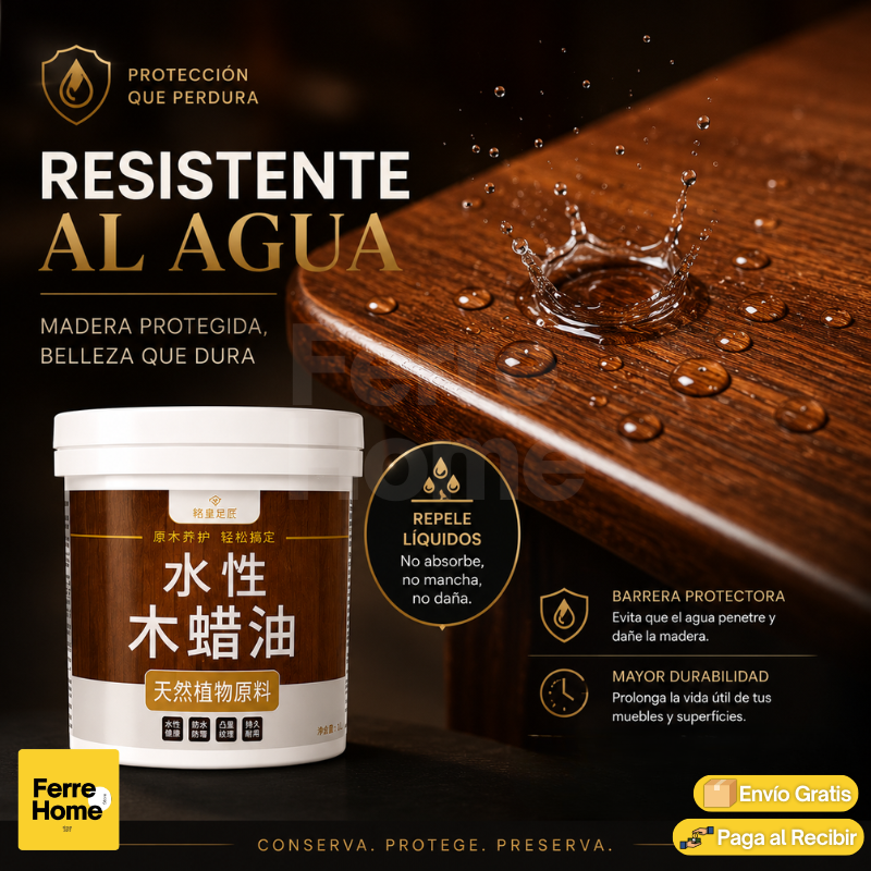 CeraVarnis Madera™ | Sellador de cera para maderas