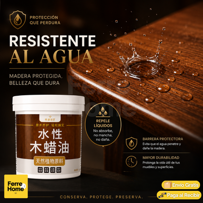 CeraVarnis Madera™ | Sellador de cera para maderas