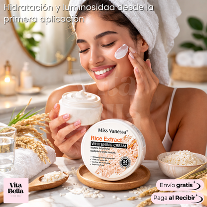 ArrozLuz™ | Crema blanqueadora con extracto de arroz