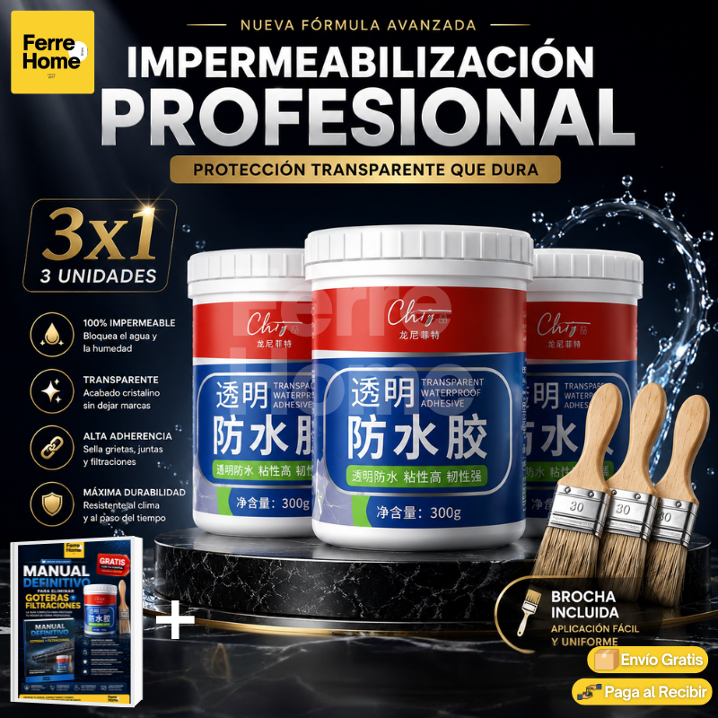 Sellamil™ | (3x1)Kit de selladores impermeables con brochas gratis