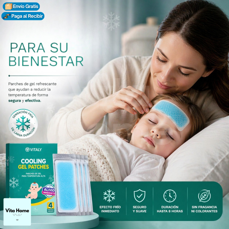 FebriGel™ | Parche de gel refrescante para bajar la fiebre