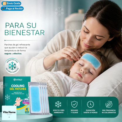 FebriGel™ | Parche de gel refrescante para bajar la fiebre