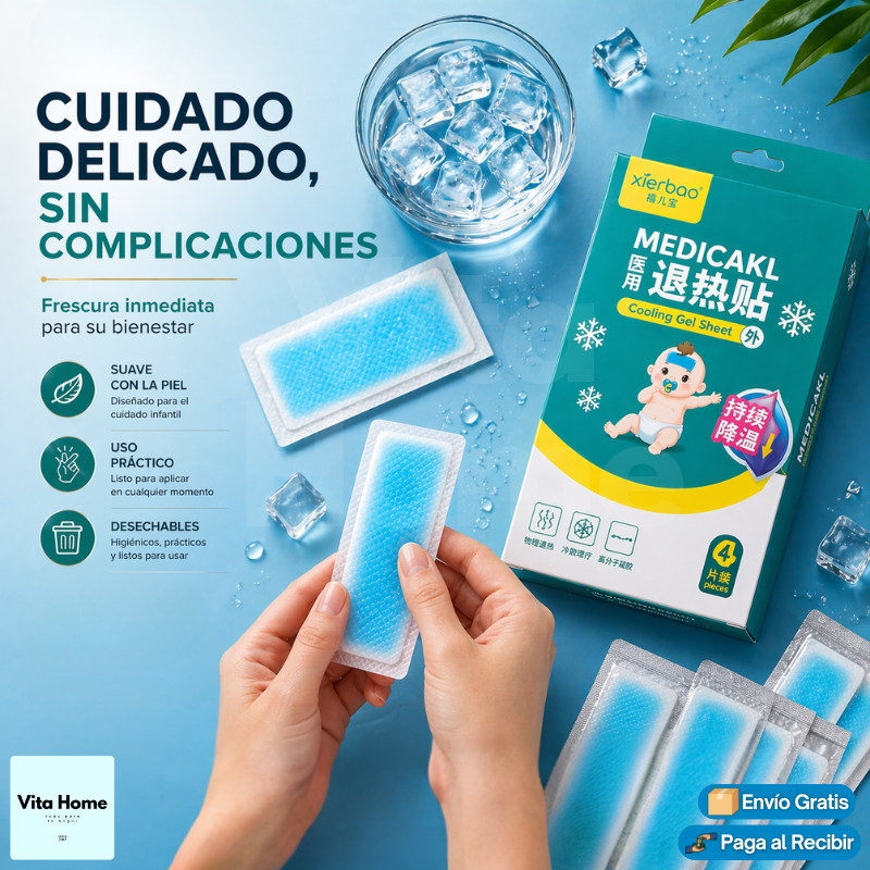 FebriGel™ | Parche de gel refrescante para bajar la fiebre