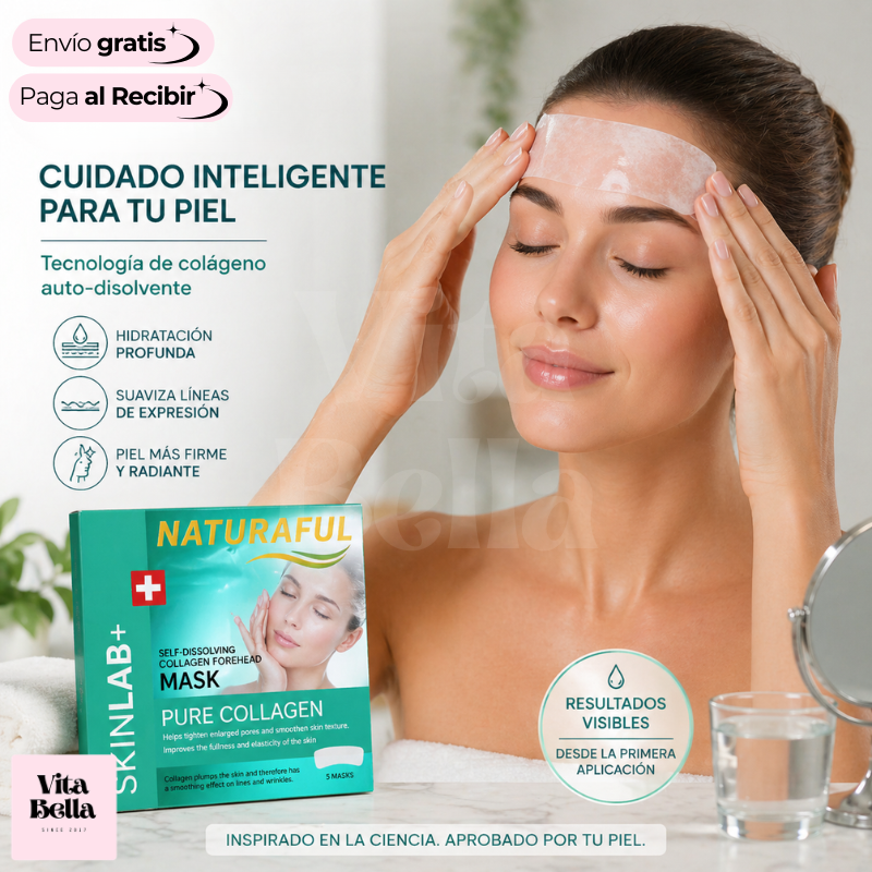 FirmezaVis™ | Parches de colágeno autodisolventes para la frente
