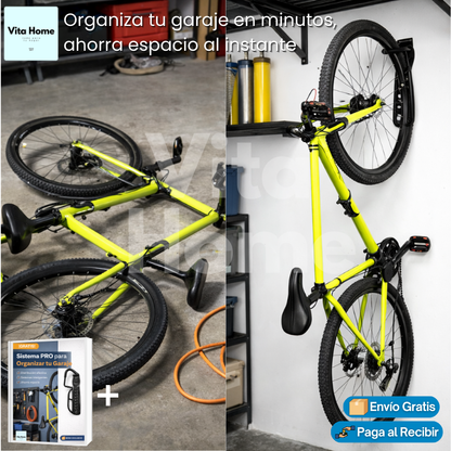 BiciEspacio™ | Soporte de pared para bicicleta