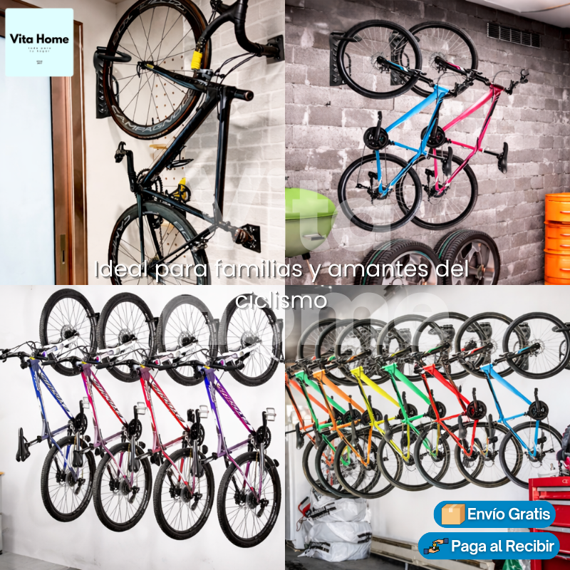 BiciEspacio™ | Soporte de pared para bicicleta