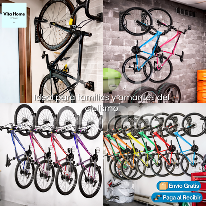 BiciEspacio™ | Soporte de pared para bicicleta