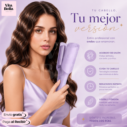 OndaPerfecta™ | Cepillo eléctrico de rizar de 32 mm
