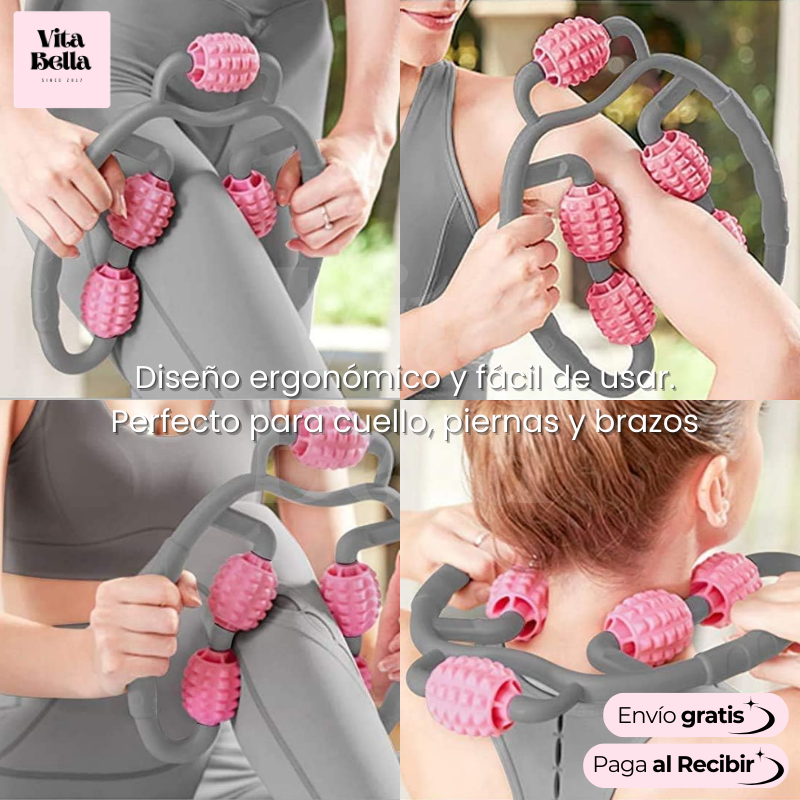 Masajeador PuntoX™ | Masajeador manual 2 en 1 para alivio de tensiones