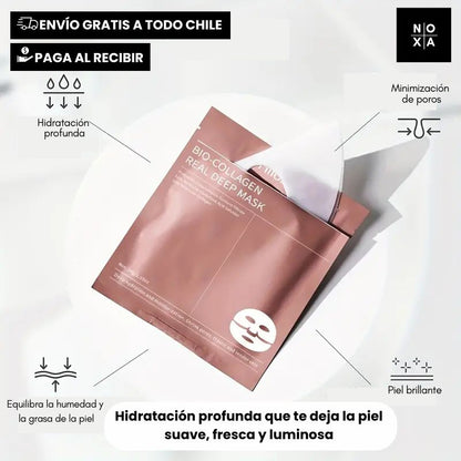 EternaMask| Mascarilla Facial Hidratante Colágeno