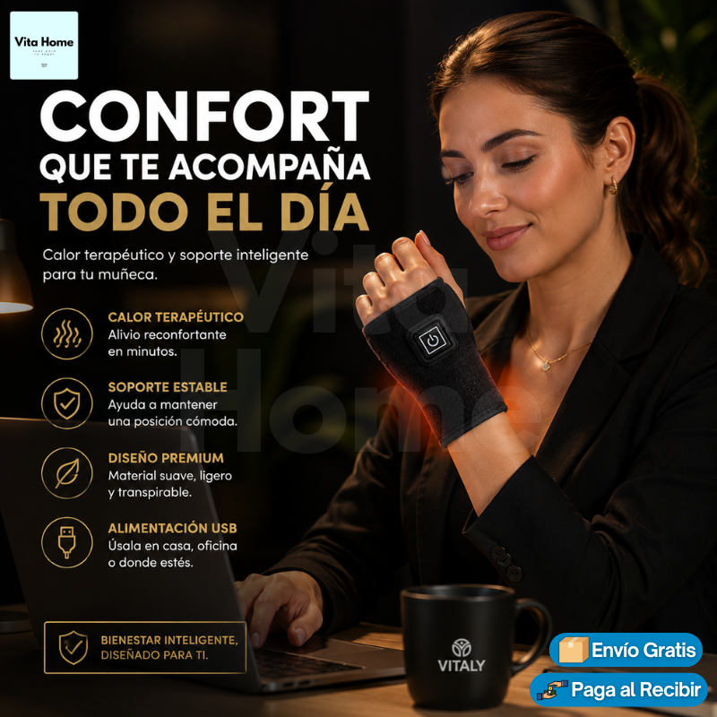 Muñequera Relax™ | Muñequera Guante Térmico para Síndrome del Túnel Carpiano