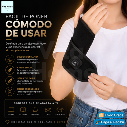 Muñequera Relax™ | Muñequera Guante Térmico para Síndrome del Túnel Carpiano