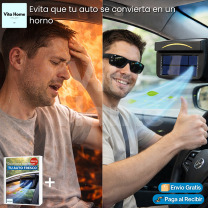 SolAire™ | Extractor de aire solar para autos