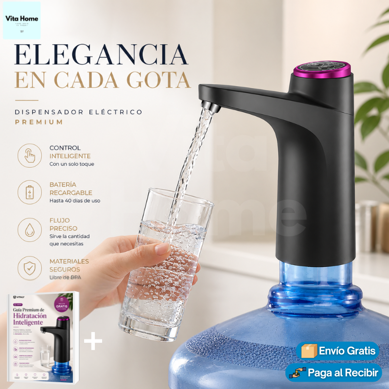 AquaLibre™ | Bomba dispensadora de agua inalámbrica