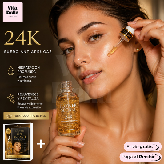 PielSerena™ | Serum revitalizante 24K + Limpiador masajeador (GRATIS)