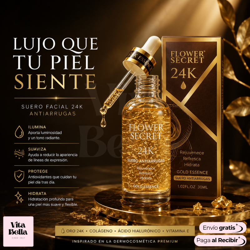 PielSerena™ | Serum revitalizante 24K + Limpiador masajeador (GRATIS)