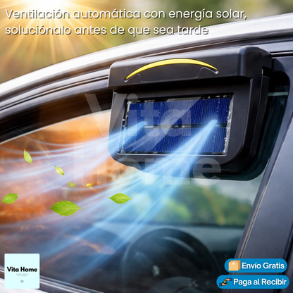 SolAire™ | Extractor de aire solar para autos