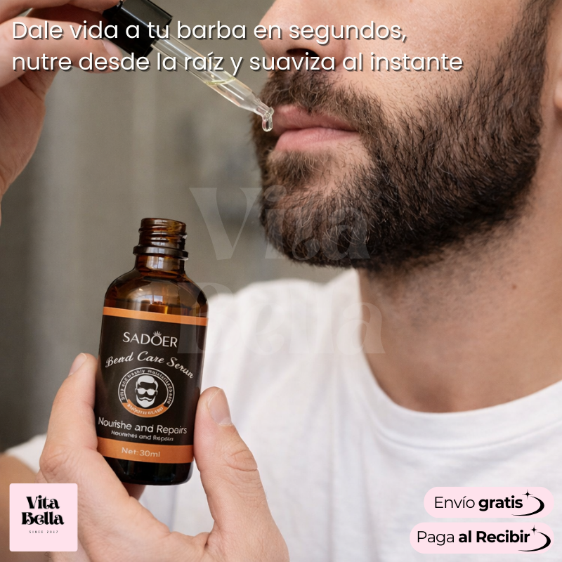 SerumBarbón™ | Sérum masajeador para cuidado de barba