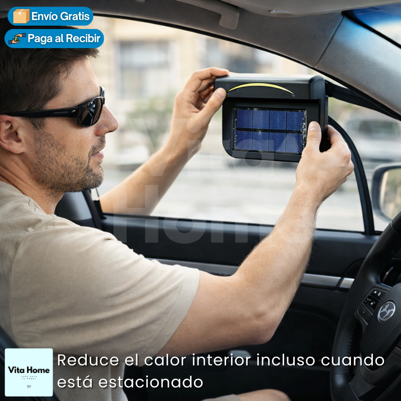 SolAire™ | Extractor de aire solar para autos