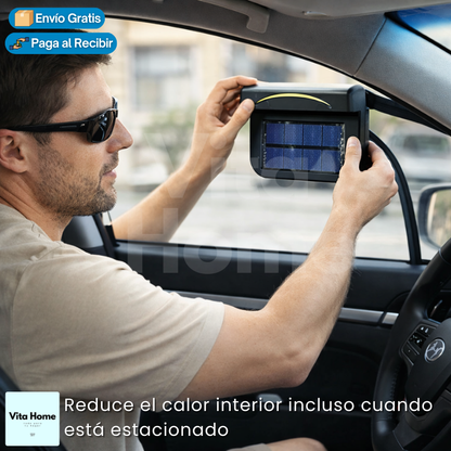 SolAire™ | Extractor de aire solar para autos