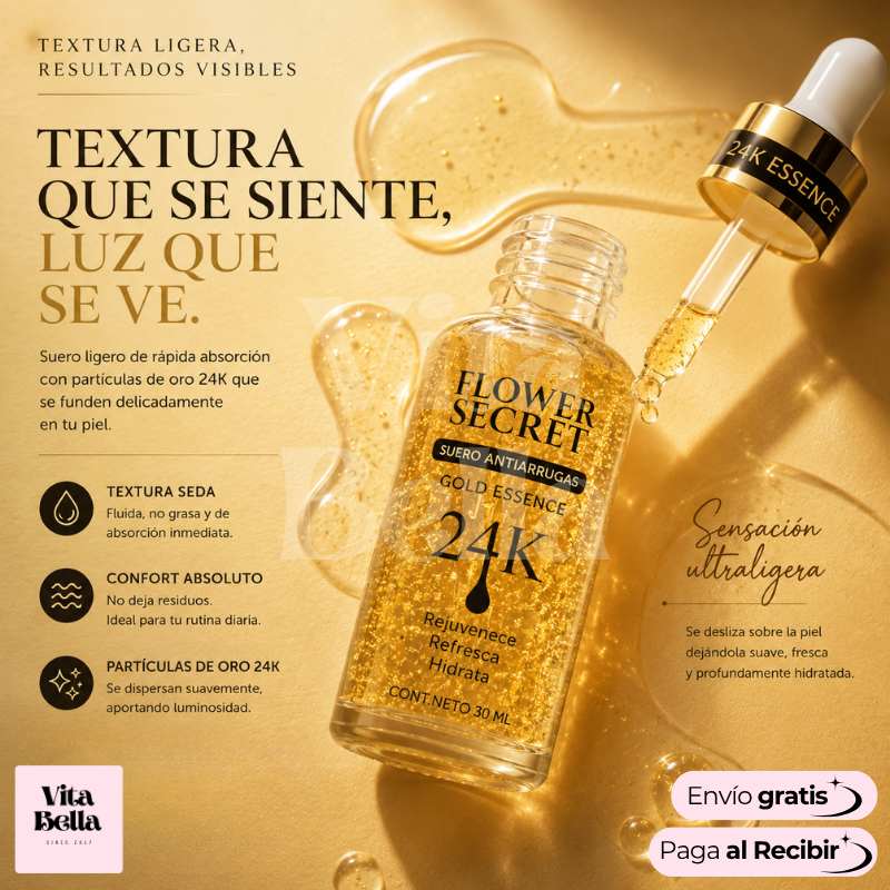 PielSerena™ | Serum revitalizante 24K + Limpiador masajeador (GRATIS)