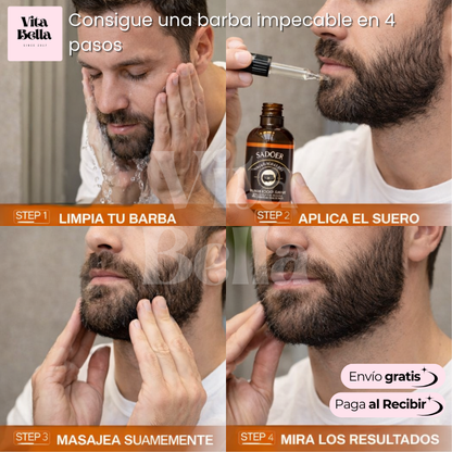 SerumBarbón™ | Sérum masajeador para cuidado de barba