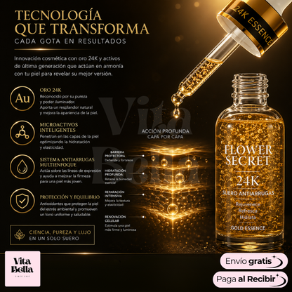 PielSerena™ | Serum revitalizante 24K + Limpiador masajeador (GRATIS)