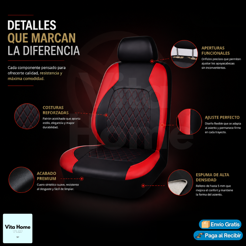 EcoSeatCover™ | Cubre asientos para autos en ecocuero