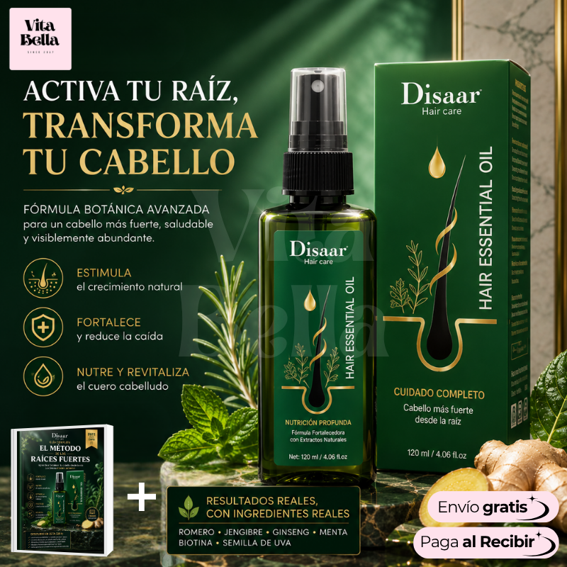 FortiCabello™ | Aceite capilar fortalecimiento-anticaída