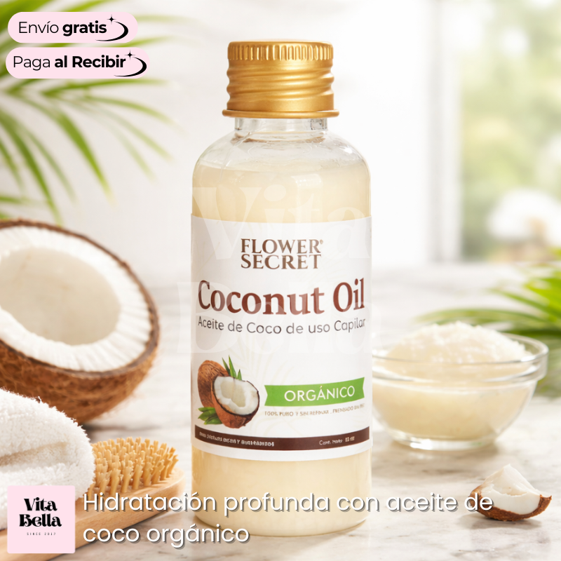 CocoVital™ | Aceite orgánico para cabello