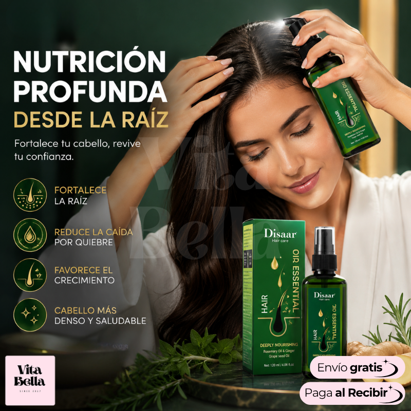 FortiCabello™ | Aceite capilar fortalecimiento-anticaída