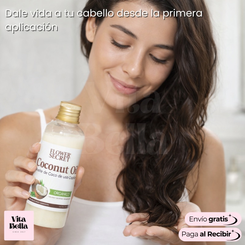 CocoVital™ | Aceite orgánico para cabello