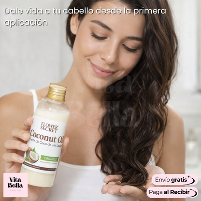 CocoVital™ | Aceite orgánico para cabello