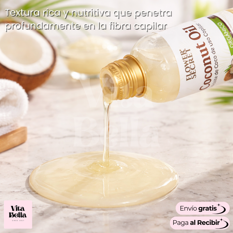 CocoVital™ | Aceite orgánico para cabello