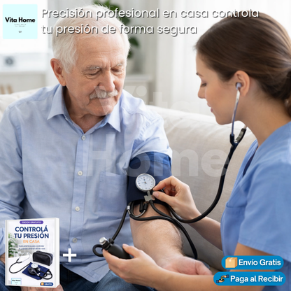 MediSalud™ | Toma de Presión Aneroide con Fonendoscopio incluido