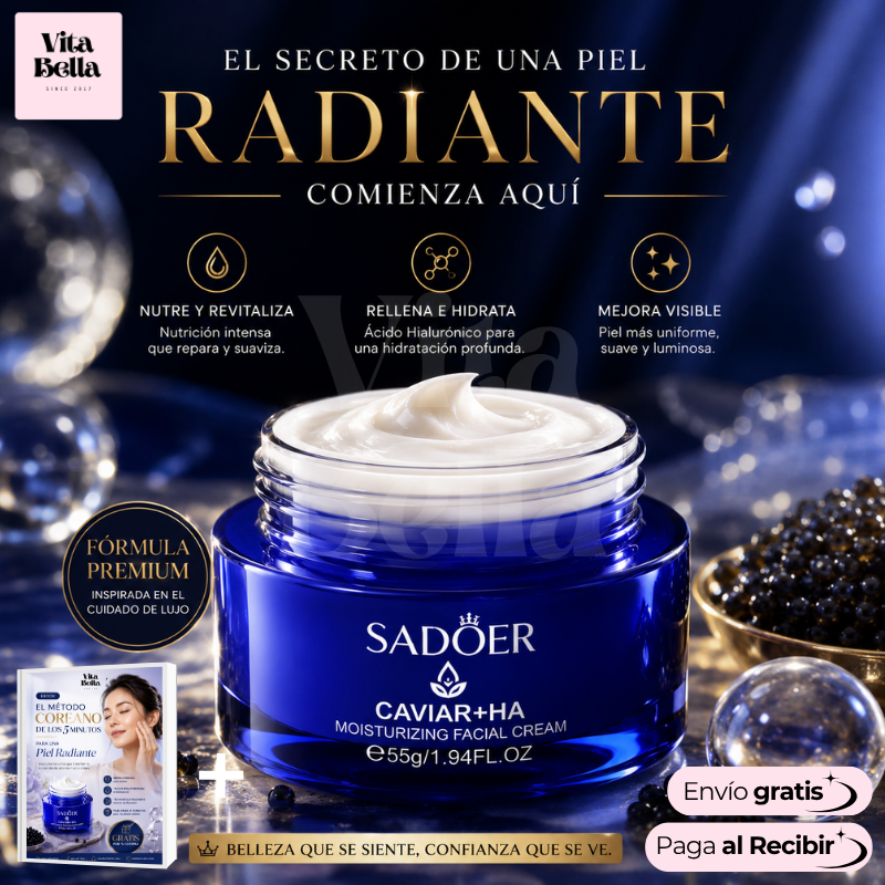 Caviar Facial AntiAge™ | Crema facial antiarrugas con extracto de caviar