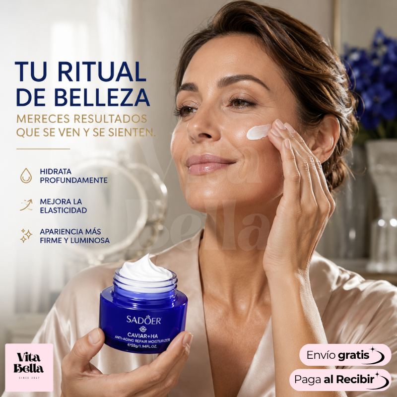 Caviar Facial AntiAge™ | Crema facial antiarrugas con extracto de caviar
