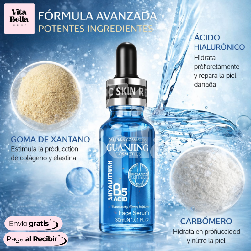 Solaris™ | Serum Hialurónico B5 + Masajeador