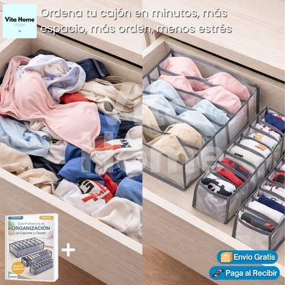 Clóset Ordenado ™ | Set de 3 organizadores para ropa interior