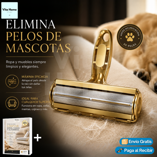 RollOut™ | Rodillo removedor de pelo de mascotas de fácil uso