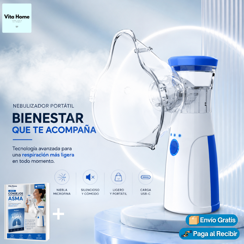NebuFácil™ | Nebulizador portátil para niños y adultos
