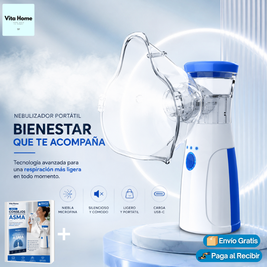 NebuFácil™ | Nebulizador portátil para niños y adultos