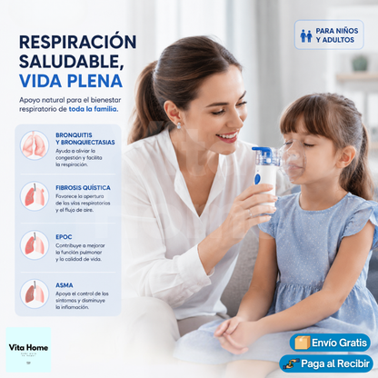 NebuFácil™ | Nebulizador portátil para niños y adultos