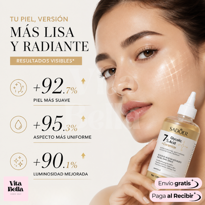 Solución Glicolic™ | Tónico facial con Ácido Glicólico 7%