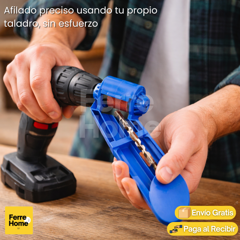 PuntaFina™ | Afilador de brocas portátil