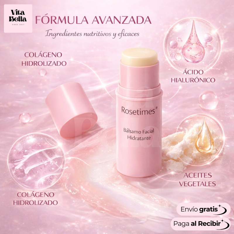Rejuvenenbarra™ | Bálsamo facial hidratante antiarrugas