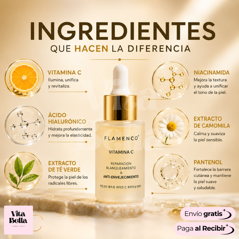 LuzVita Serum™ | Tratamiento facial con vitamina C